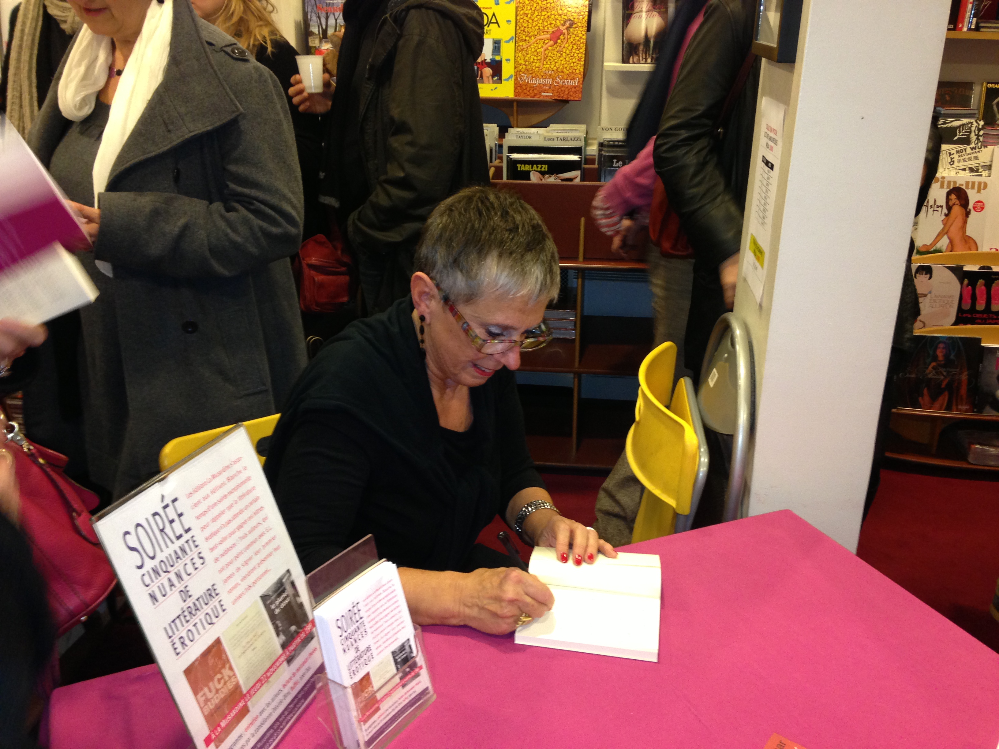 22 novembre 2012:signature à la librarie La Muzardine